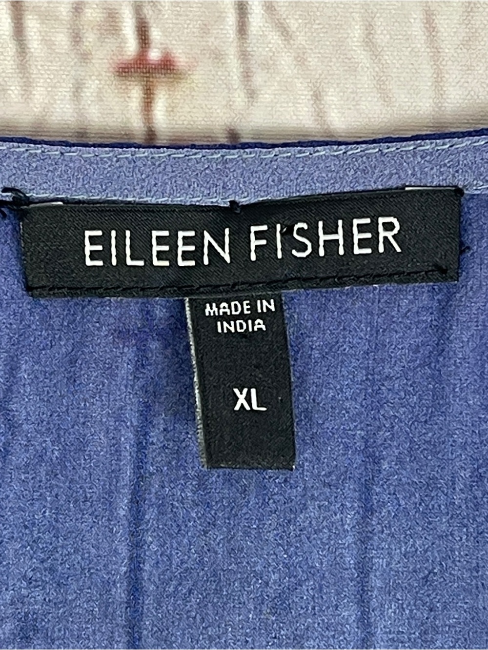 EILEEN FISHER sheer blue ombre lightweight flowy 100% silk tunic top, size XL - Picture 2 of 13